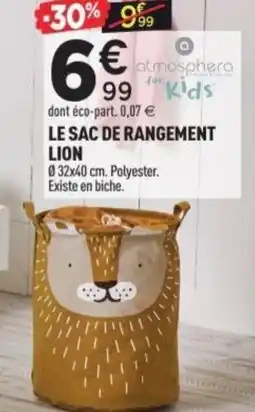 Centrakor Le sac de rangement lion offre