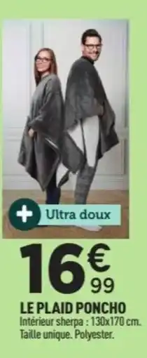 Centrakor Le plaid poncho offre