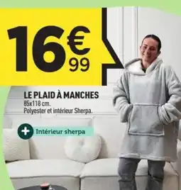 Centrakor Le plaid à manches offre