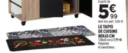 Centrakor Le tapis de cuisine 80x45 cm offre