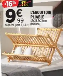 Centrakor L'égouttoir pliable offre