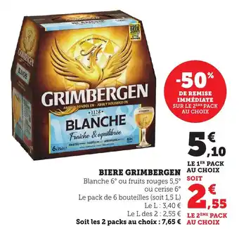 Bi1 Biere grimbergen offre