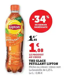 Bi1 The glace petillant lipton offre