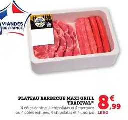 Bi1 Plateau barbecue maxi grill tradival offre
