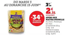 Bi1 Apero mix maitre prunille offre
