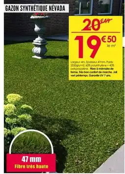 Décor Discount Gazon synthétique Névada offre