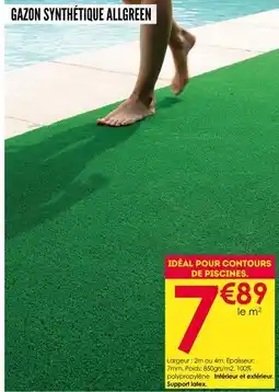 Décor Discount ALLGREEN Gazon Synthétique offre