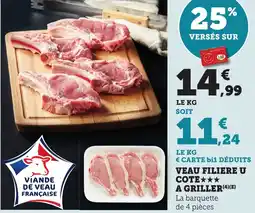Bi1 Veau filiere u cote a griller offre
