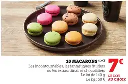 Bi1 10 macarons offre
