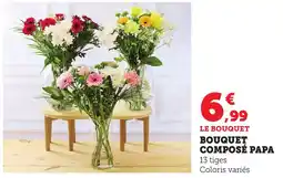 Bi1 Bouquet composé papa offre