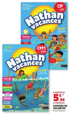 Bi1 Cahiers de vacances offre