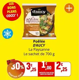 Coccinelle Supermarché Poêlée d'aucy offre