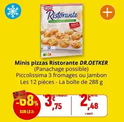 Coccinelle Supermarché Minis pizzas ristorante dr.oetker offre