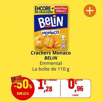 Coccinelle Supermarché Crackers monaco belin offre