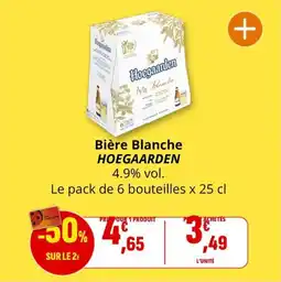 Coccinelle Supermarché Bière blanche hoegaarden offre