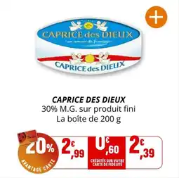 Coccinelle Supermarché Caprice des dieux offre