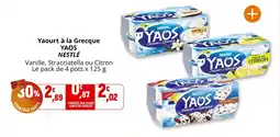 Coccinelle Supermarché Yaourt à la grecque yaos nestlé offre