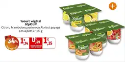 Coccinelle Supermarché Yaourt végétal sojasun offre