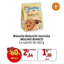 Coccinelle Supermarché Biscuits baiocchi nocciola mulino bianco offre