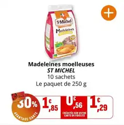 Coccinelle Supermarché Madeleines moelleuses st michel offre