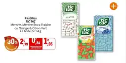 Coccinelle Supermarché Pastilles tic tac offre