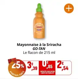 Coccinelle Supermarché Mayonnaise à la sriracha go-tan offre