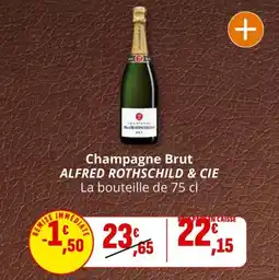 Coccinelle Supermarché Champagne brut alfred rothschild & cie offre