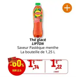 Coccinelle Supermarché Thé glacé lipton offre