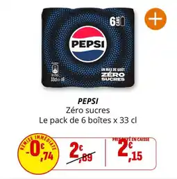 Coccinelle Supermarché Pepsi offre