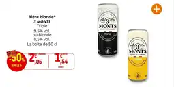 Coccinelle Supermarché Bière blonde 3 monts offre