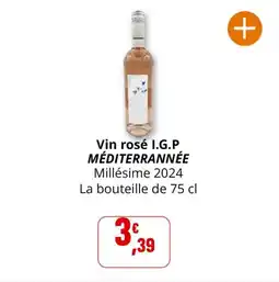 Coccinelle Supermarché Vin rosé i.g.p méditerrannée offre