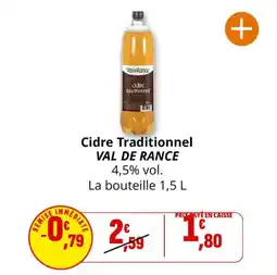 Coccinelle Supermarché Cidre traditionnel val de rance offre