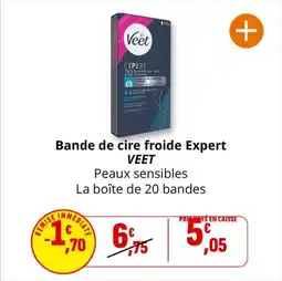 Bande de cire froide expert veet