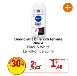 Coccinelle Supermarché Déodorant bille 72h femme nivea offre