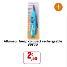 Coccinelle Supermarché Allumeur fuego compact rechargeable fuego offre