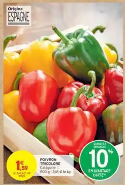 Intermarché Hyper POIVRON TRICOLORE offre