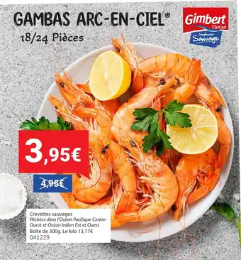 Gel 2000 Gambas arc-en-ciel offre