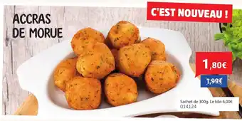 Gel 2000 Accras de morue offre