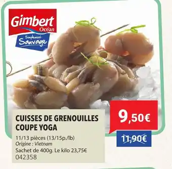 Gel 2000 Cuisses de grenouilles coupe yoga offre