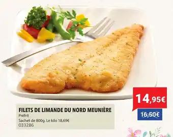 Gel 2000 Filets de limande du nord meunière offre