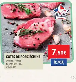 Gel 2000 Côtes de porc échine offre