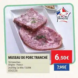 Gel 2000 Museau de porc tranché offre