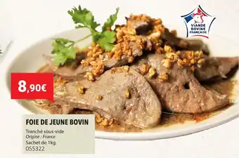 Gel 2000 Foie de jeune bovin offre