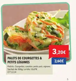 Gel 2000 Palets de courgettes & petits légumes offre