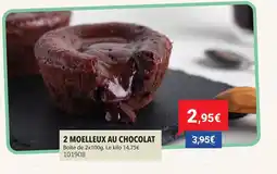 Gel 2000 2 moelleux au chocolat offre