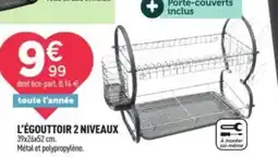 Centrakor L'égouttoir 2 niveaux offre