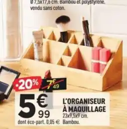 Centrakor L'organiseur à maquillage offre