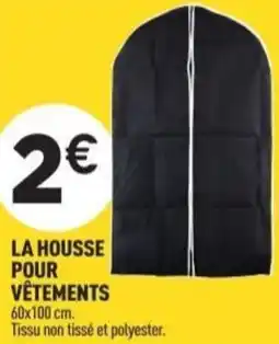 Centrakor La housse pour vêtements offre