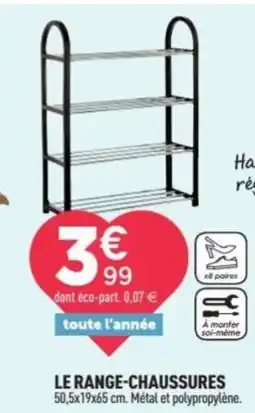 Centrakor Le range chaussures offre
