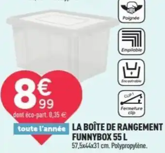 Centrakor La boîte de rangement funnybox offre